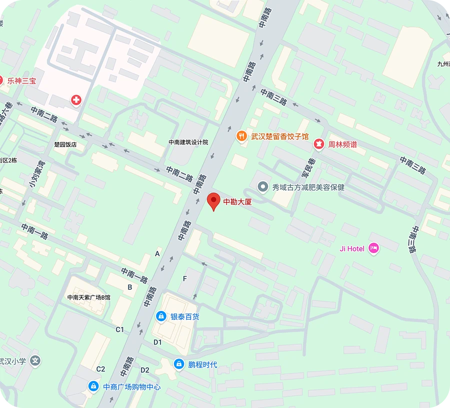武汉办公地址地图